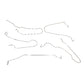 07-08 GMC Sierra 1500 Front Brake line Kit 4WD No Traction Control Rear Drum