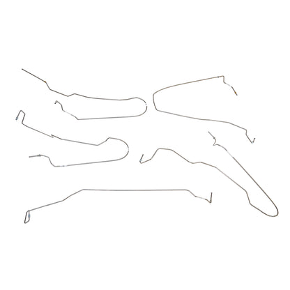 07-08 GMC Sierra 1500 Front Brake line Kit 4WD No Traction Control Rear Drum - Front Lines Car Part People