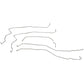 07-12 Chevrolet Silverado 2500HD/3500HD w/o JL4 Front Brake Line Kit TKT0705OM