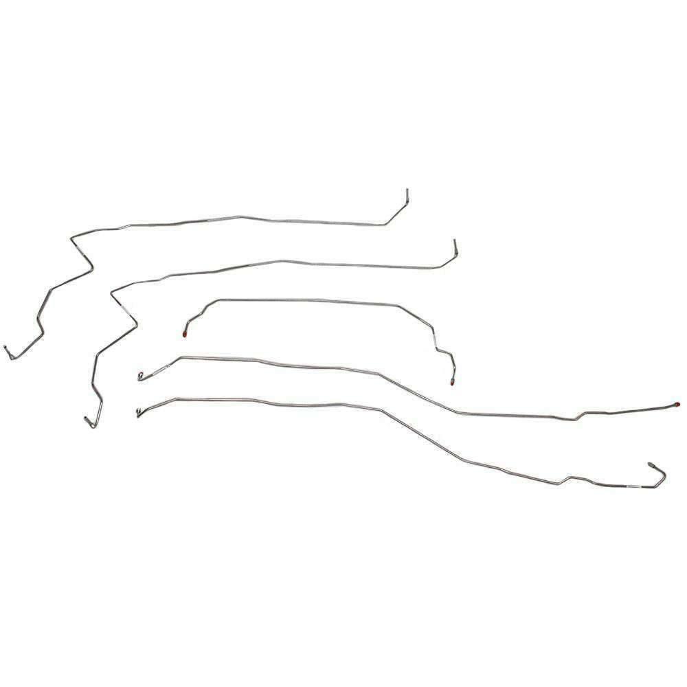 07-12 Chevrolet Silverado 2500HD/3500HD w/o code JL4 Front Brake Line Kit Stainless Steel - Front Lines Car Part People