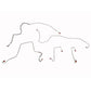 2006-2007 Ford F-250/F-350 Super Duty Front Brake Line Kit 4x4 Stainless TKT0741SS