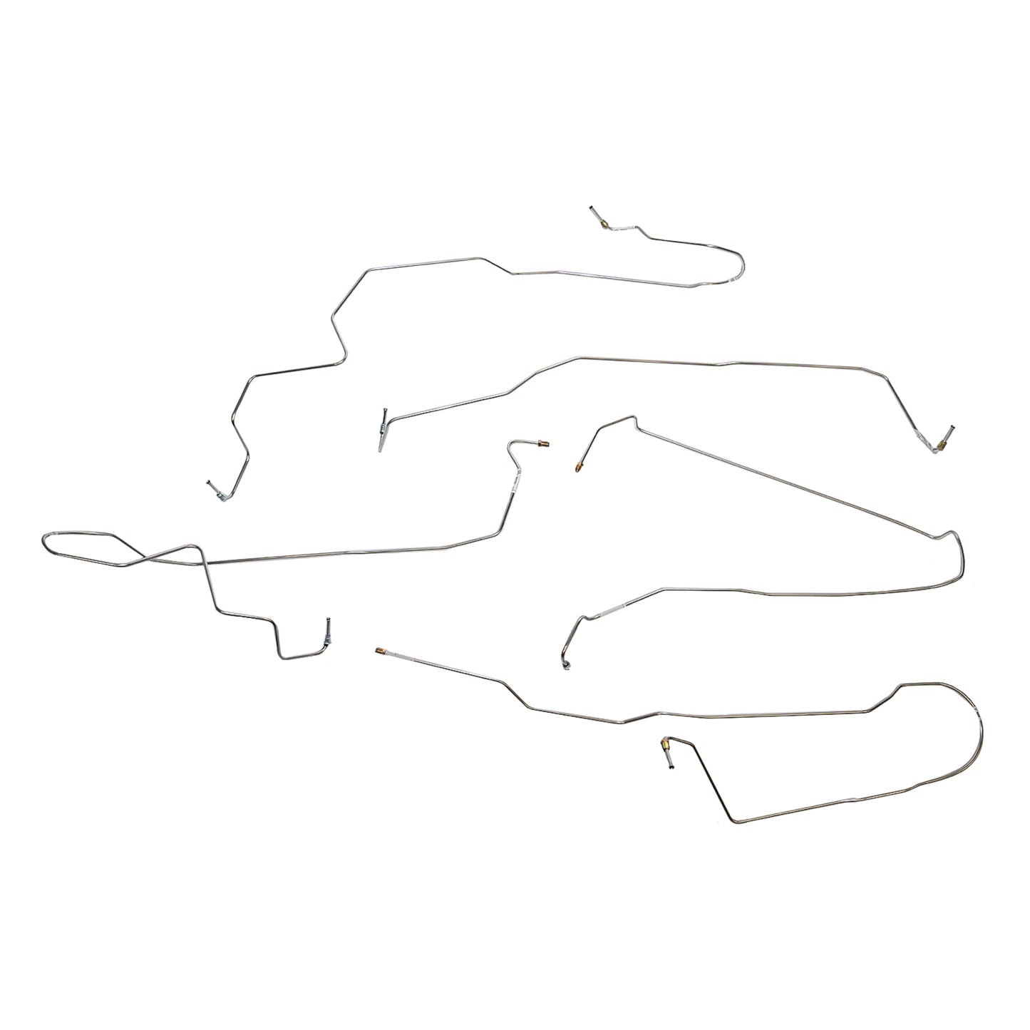 Chevy Front Brake Line Kit; Fine Lines-TKT0802OM - Brake Hoses Car Part People