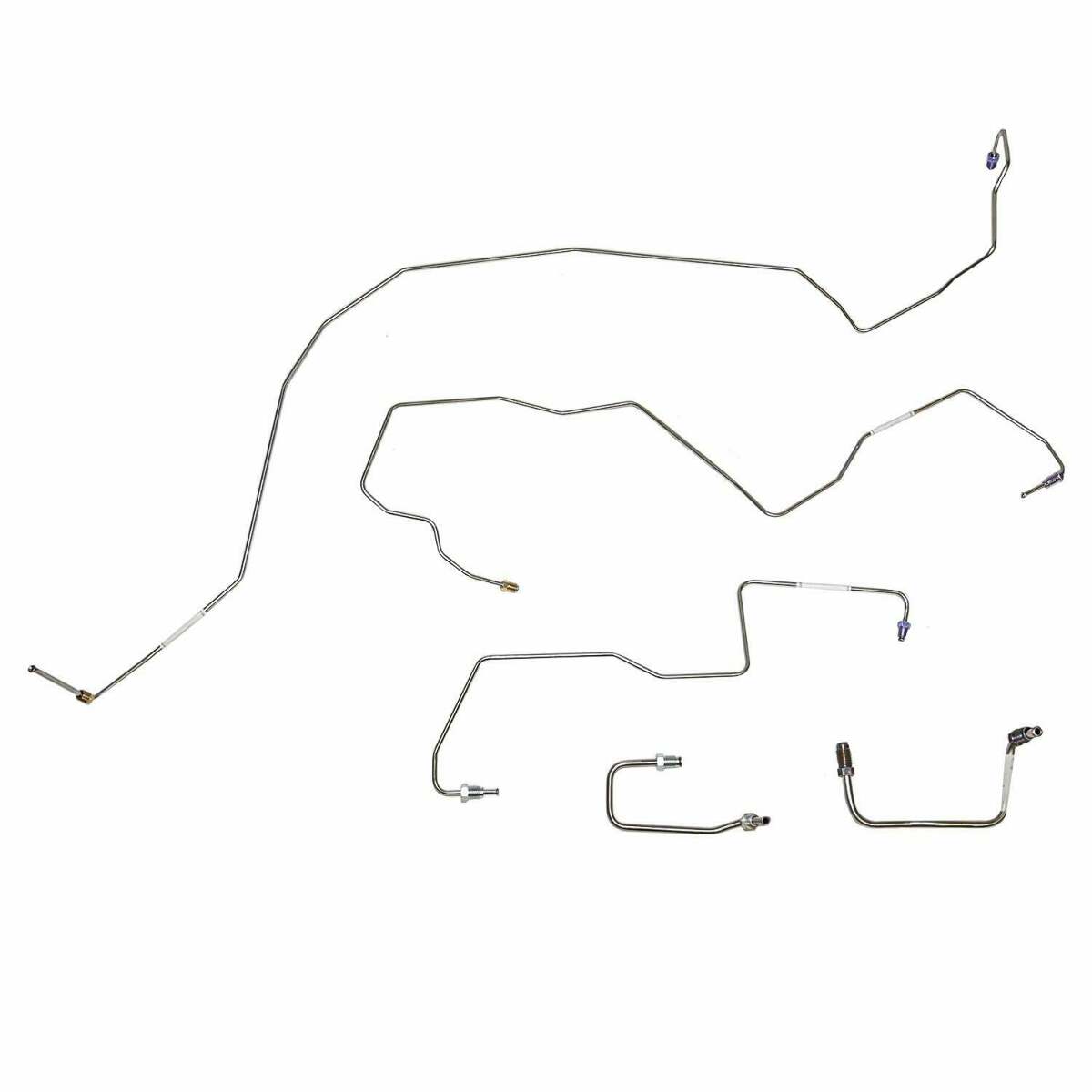 2011-15 Ford F-250 Front Brake Line Kit w/ Traction Control, Steel TKT1241OM - Front Lines Car Part People