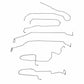 2009-2018 Chevrolet Silverado 1500 Front Brake Line Kit Stainless TKT1401SS