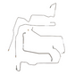 15-17 Ford F-150, Front Brake Kit; Stainless Fine Lines TKT1541SS