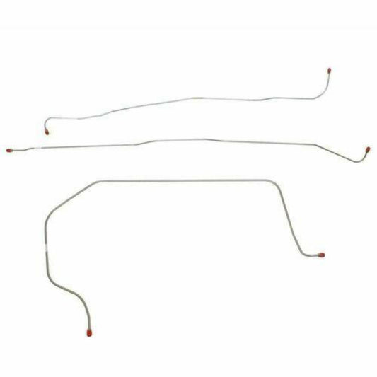 1955-56 Chevrolet Series II 1/2 Ton Truck Front Brake Line Kit Steel - TKT5501OM - Front Lines Car Part People