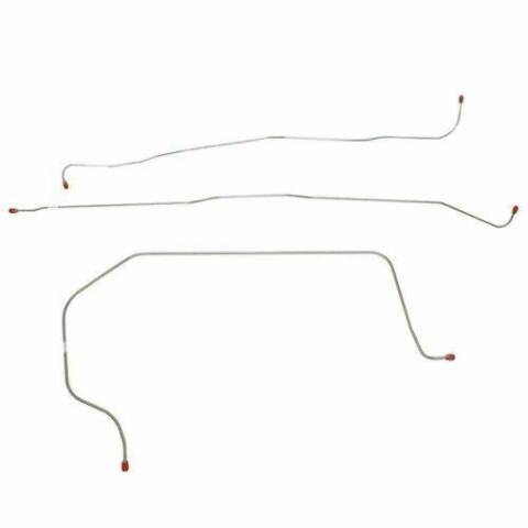 1955-56 Chevrolet Series II 1/2 Ton Truck Front Brake Line Kit Steel - TKT5501OM