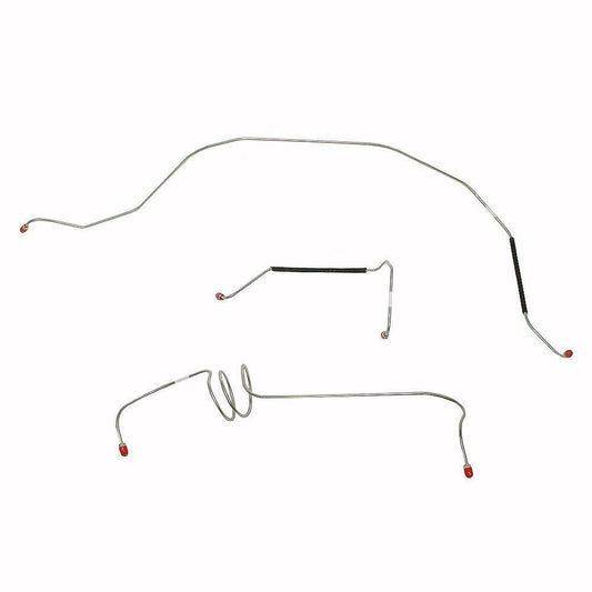 1963-1966 Chevrolet C10 Front Brake Line Kit Manual Disc Brakes - TKT6411OM - Front Lines Car Part People