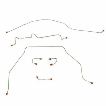 67-70 Chevrolet C10 Front Brake Line Kit 2WD Standard Brakes Steel - TKT6701OM - Front Lines Car Part People