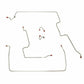 67-70 Chevrolet C20 Front Brake Line Kit 2WD Standard Brakes Steel - TKT6703OM