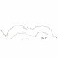 Front Brake Line Kit for 1967-1970 Chevrolet C10 w/ Power Brakes Stainless TKT6704SS
