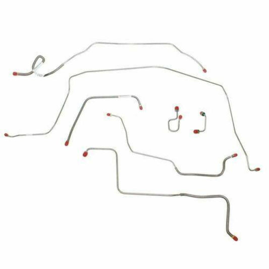 1971-72 Chevrolet C10 Front Brake Line Kit 2WD Power Brakes - TKT7102OM - Front Lines Car Part People