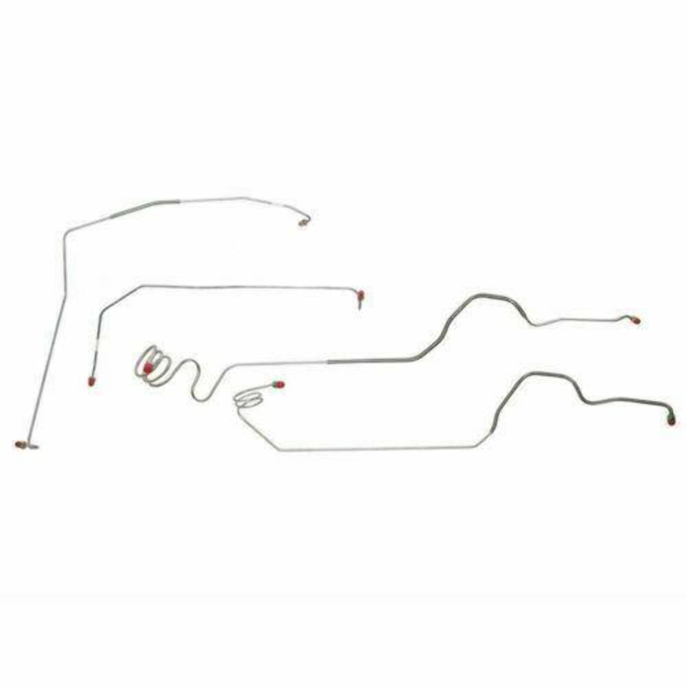 1973-1980 Chevrolet K10 Front Brake Line Kit Power Brakes - TKT7301OM - Front Lines Car Part People