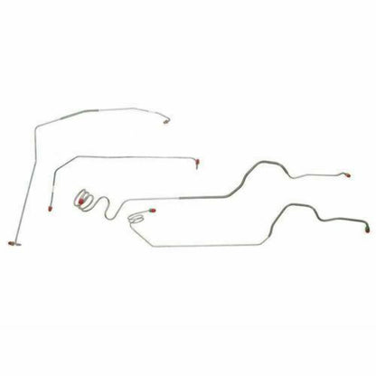 1973-1980 Chevrolet K10 Front Brake Line Kit Power Brakes - TKT7301OM - Front Lines Car Part People