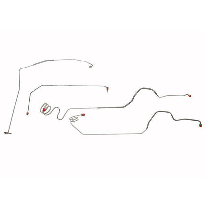 1973-1980 Chevrolet K10 Front Brake Line Kit Power Brakes - TKT7301SS - Front Lines Car Part People