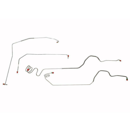 1973-1980 Chevrolet K10 Front Brake Line Kit Power Brakes - TKT7301SS - Front Lines Car Part People