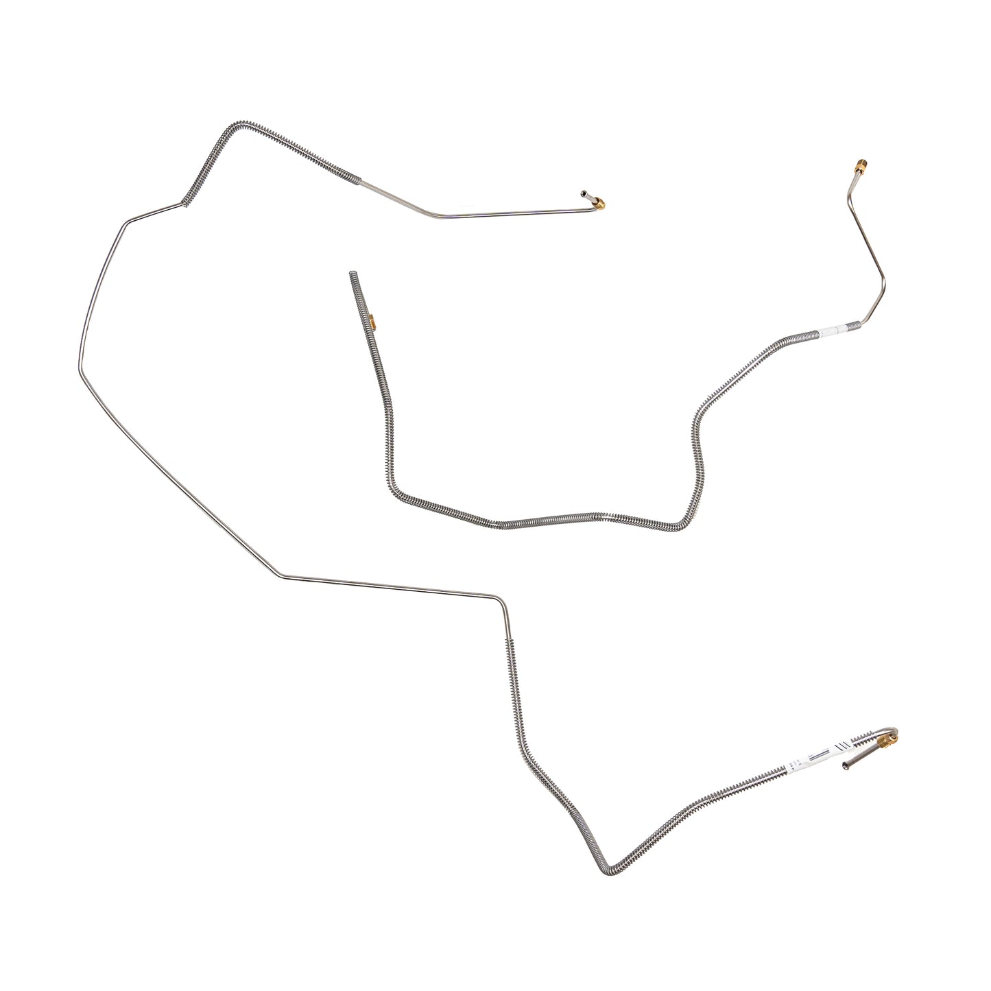 1975-1976 Ford F-100 Front Brake Line Kit 2WD Standard Disc Brakes - TKT7541SS - Front Lines Car Part People