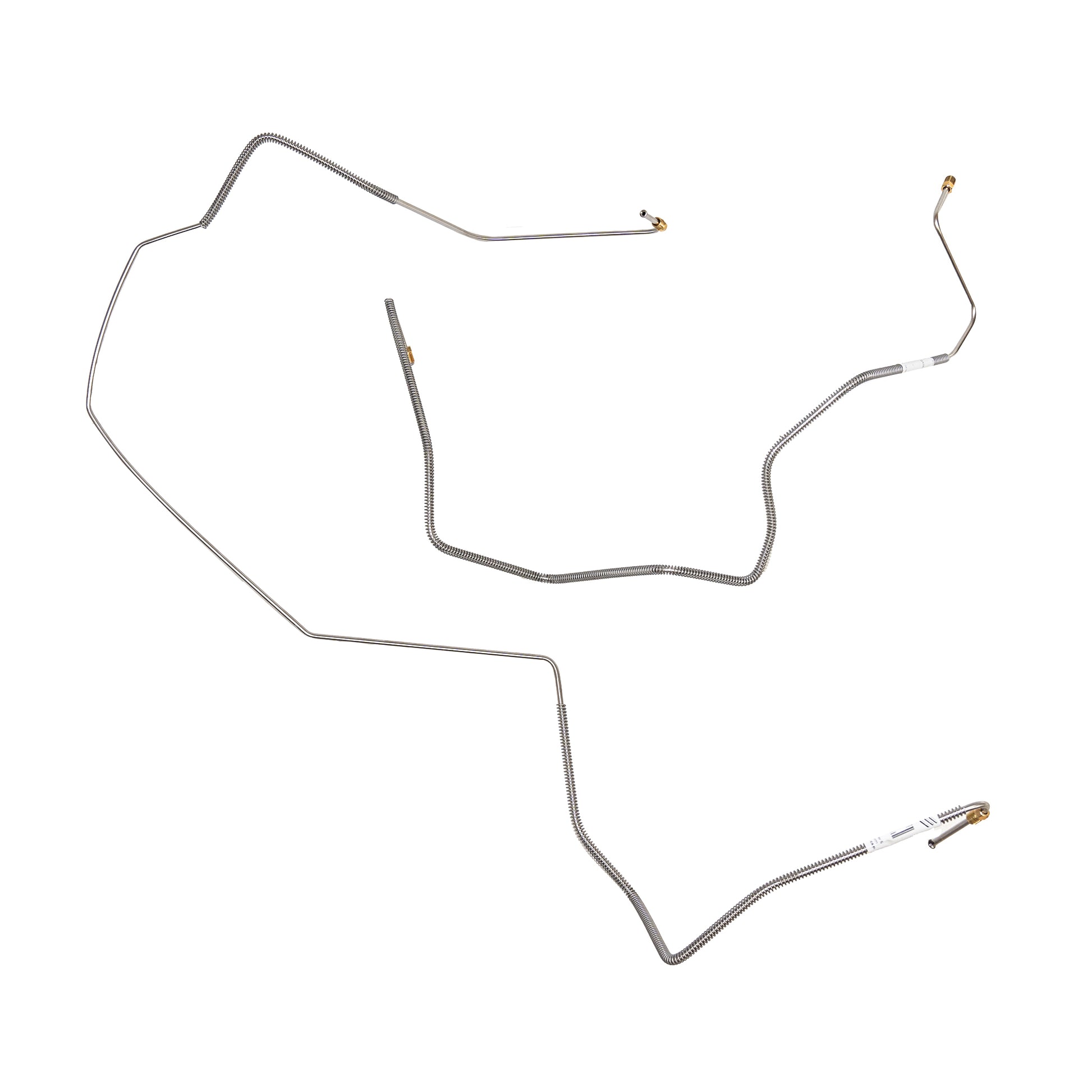 1975-1976 Ford F-100 Front Brake Line Kit 2WD Standard Disc Brakes - TKT7541SS - Front Lines Car Part People