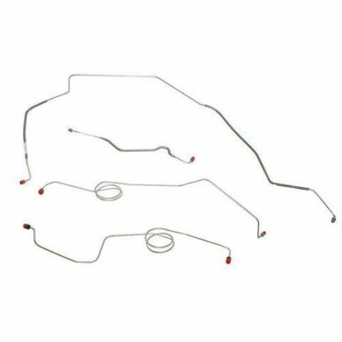 1977-1979 Ford F-250 Front Brake Line Kit Long Bed Power Disc Brakes - TKT7743OM