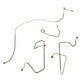 1980-1981 Ford F-150 Front Brake Line Kit 2WD Standard Disc Brakes - TKT8041SS