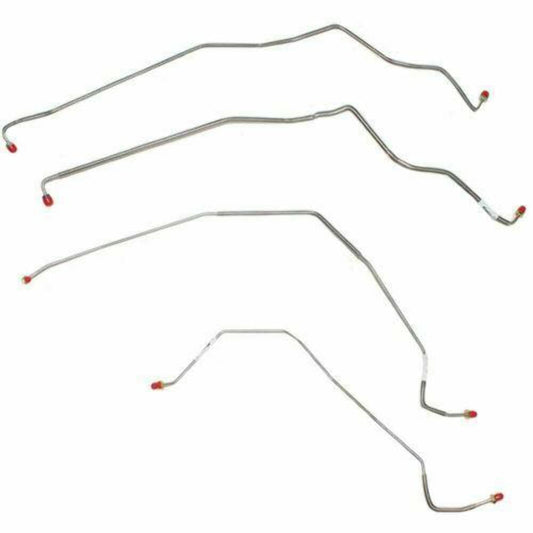 1981-1988 Chevrolet K3500 Front Brake Line Kit No Anti-Lock Brakes - TKT8101SS - Front Lines Car Part People