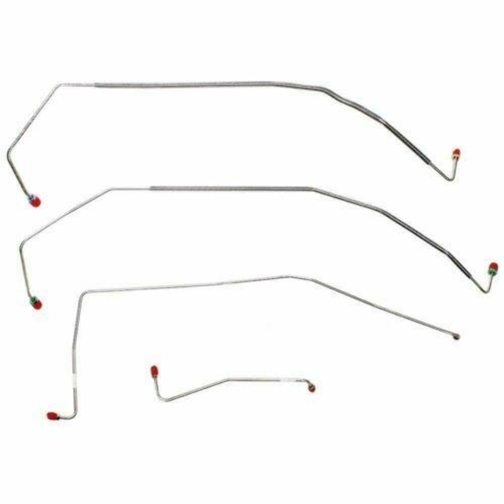 1987-1991 Chevrolet R3500 Front Brake Line Kit 2WD Dually Steel - TKT8701OM