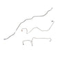 1990-1996 Ford F150 Front Brake Line Kit Steel TKT8741OM