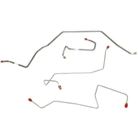 1994-1997 Ford Ranger Front Brake Line Kit 2WD RWABS Front Disc/Rear Drum TKT9441OM