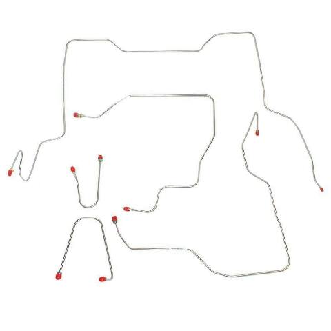 1995 - 2000 Chevrolet Silverado Front Brake Line Kit - TKT9531SS