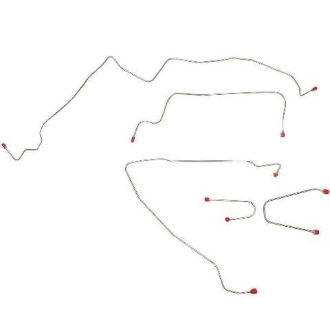 95-00 GMC Sierra 2500 Front Brake Line Kit RWD Stainless Steel