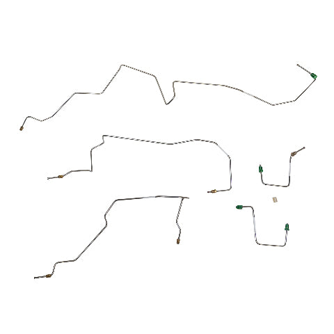 98-01 Ford Explorer Front Brake Line Kit 5.0L Stainless Steel TKT9545SS
