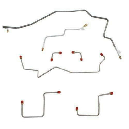 Front Brake Line Kit for 01-04 Chevrolet S-10 2WD Stainless Steel TKT9711SS - Front Lines Car Part People