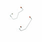 97-01 Ford F-150 Front Brake Line Kit RWD AWABS 4W Disc-TKT9742SS - Front Lines Car Part People