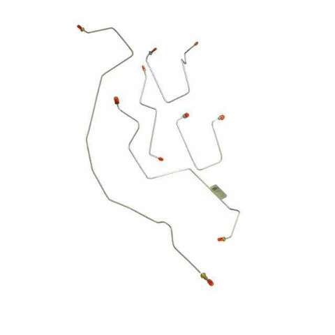 Front Brake Line Kit for 98-99 Chevrolet S10 2WD w/o ZR2 Stainless TKT9804SS