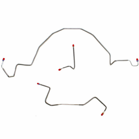 1998-2001 Ford Ranger 2WD RWABS Front Disc/Rear Drum Front Brake Line TKT9841SS - Front Lines Car Part People