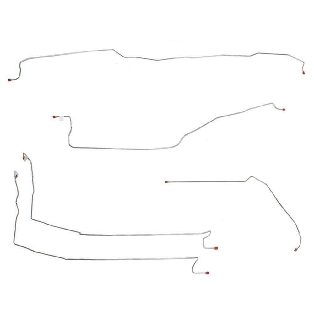 99-02 GMC Sierra 1500 Front Brake Line Kit RWD Stainless Steel - Front Lines Car Part People