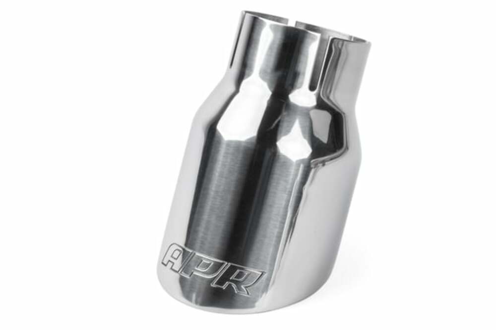 Fits 2017-24 718 Boxster Porsche Double-Walled 3.5"Cut Tips (Silver)-Set TPK0006
