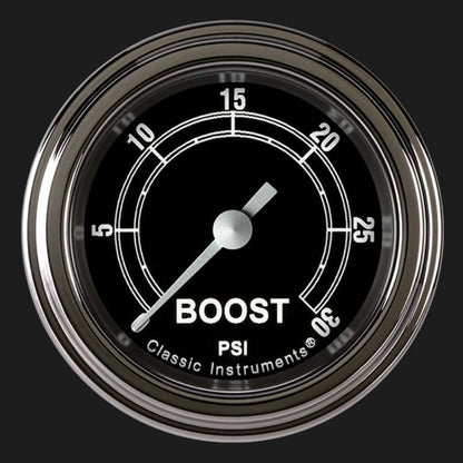 Traditional 2 1/8" Boost Gauge, 30 psi TR142SLF