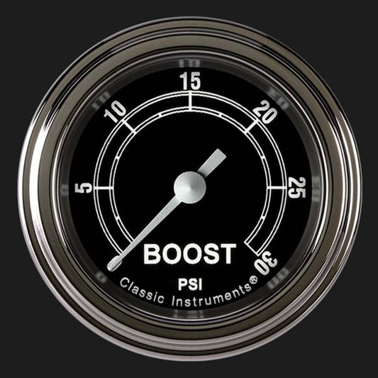 Traditional 2 1/8" Boost Gauge, 30 psi TR142SLF
