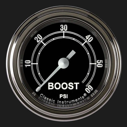 Traditional 2 1/8" Boost Gauge, 60 psi TR143SLF
