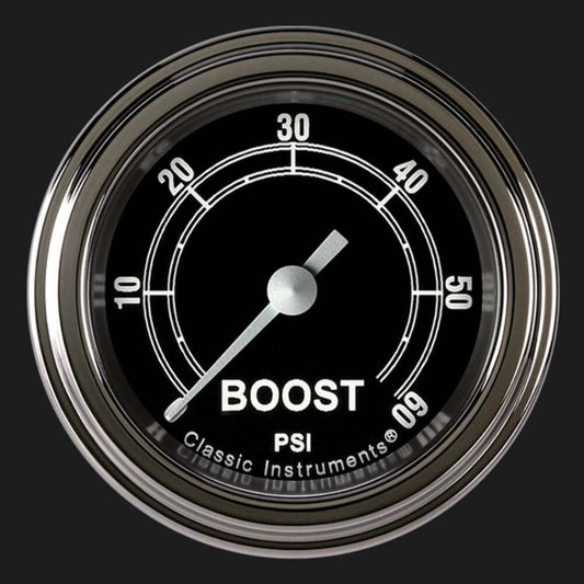 Traditional 2 1/8" Boost Gauge, 60 psi TR143SLF