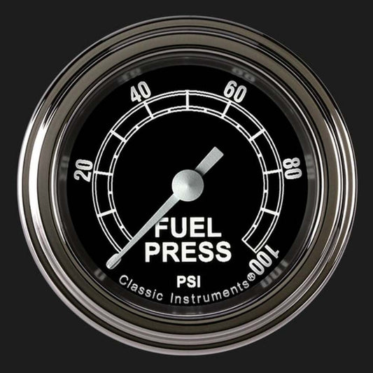 Traditional 2 1/8" Fuel Pressure Gauge, 100 psi TR146SLF