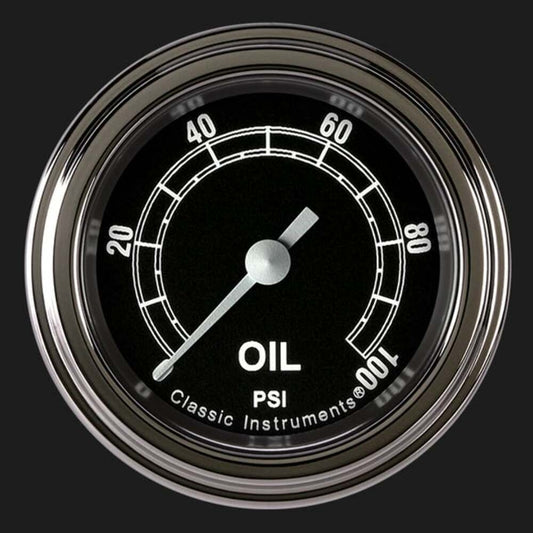 Traditional 2 1/8" Oil Pressure Gauge TR181SLF