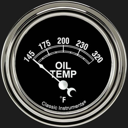 Traditional 2 5/8" Oil Temperature Gauge TR228SLF