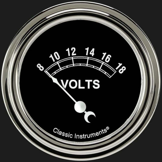 Traditional 2 5/8" Volt Gauge TR230SLF