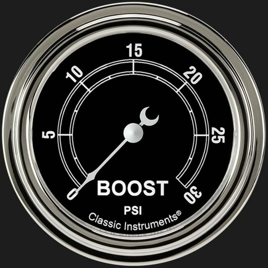 Traditional 2 5/8" Boost Gauge, 30 psi TR342SLF
