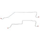 For GMC Sierra 1500 2005-07 Rear Axle Brake Lines Stainless TRA0005SS-CP