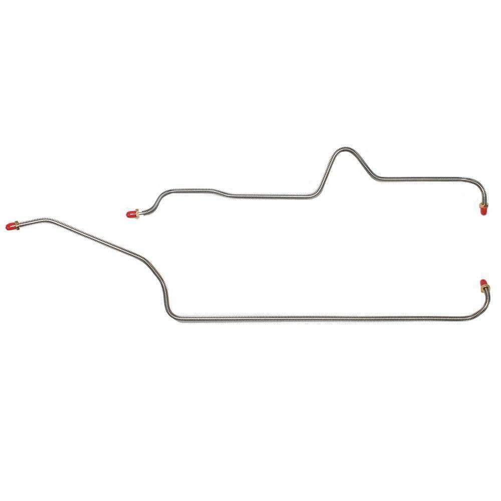 For Cadillac Escalade 2002-06 Rear Axle Brake Lines w/Traction Control Stainless TRA0007SS-CP - Rear Lines Car Part People