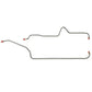 For Cadillac Escalade 2002-06 Rear Axle Brake Lines w/Traction Control Stainless TRA0007SS-CP