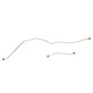 Rear Axle Brake Lines for 04-08 Ford F-150 w/ 9.75 in Rear Axle Steel TRA0441OM